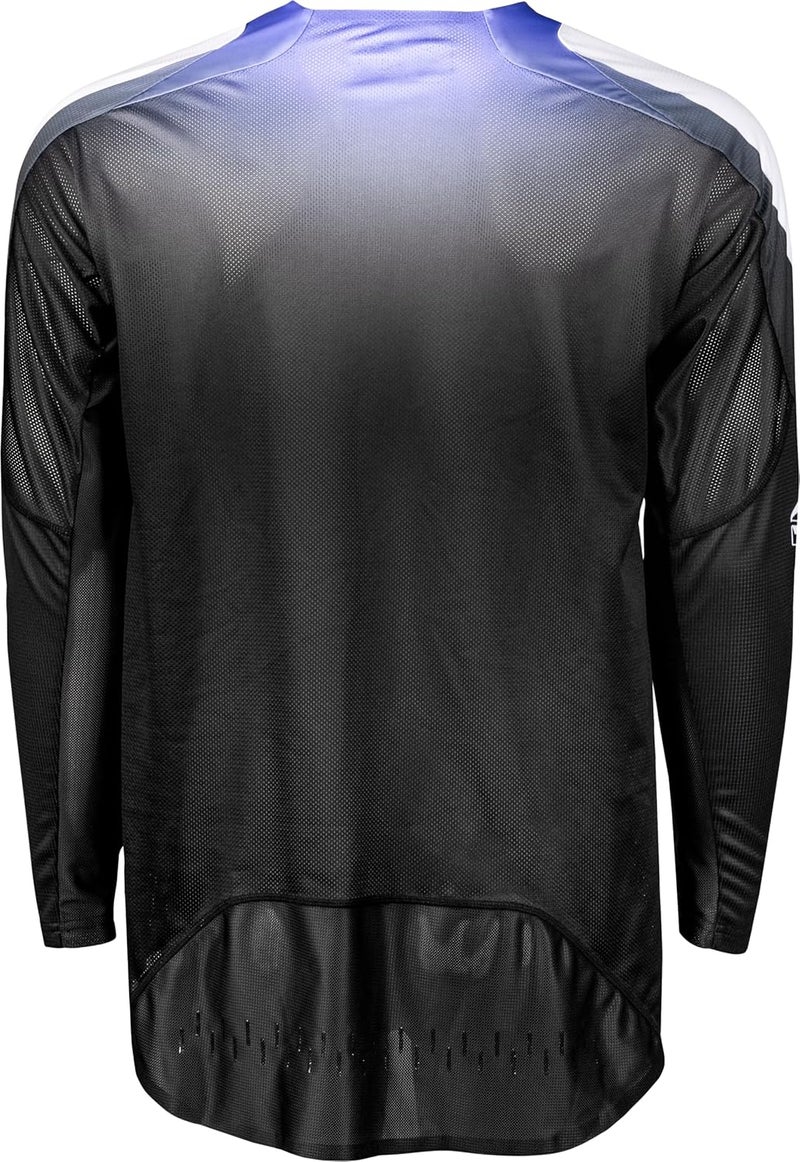 Fly Racing Men's Evolution DST Jersey (Black/White/Purple, Small) - Image 2